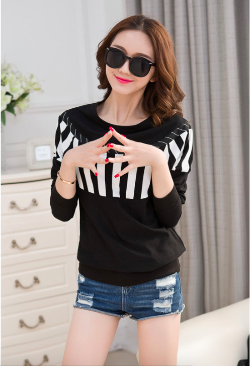 WT7214 Stylish Top Black