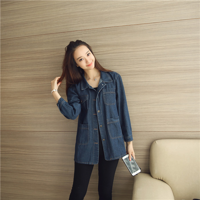 WJ7232 Stylish Denim Jacket Blue 