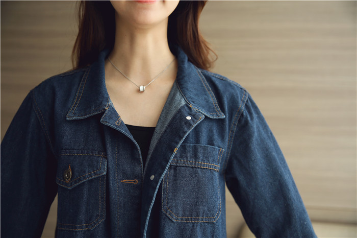 WJ7232 Stylish Denim Jacket Blue 