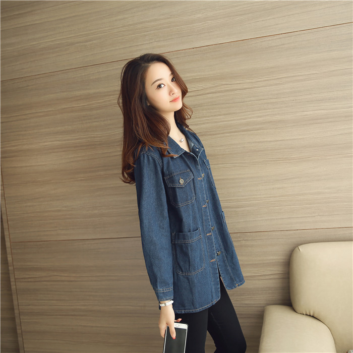 WJ7232 Stylish Denim Jacket Blue 