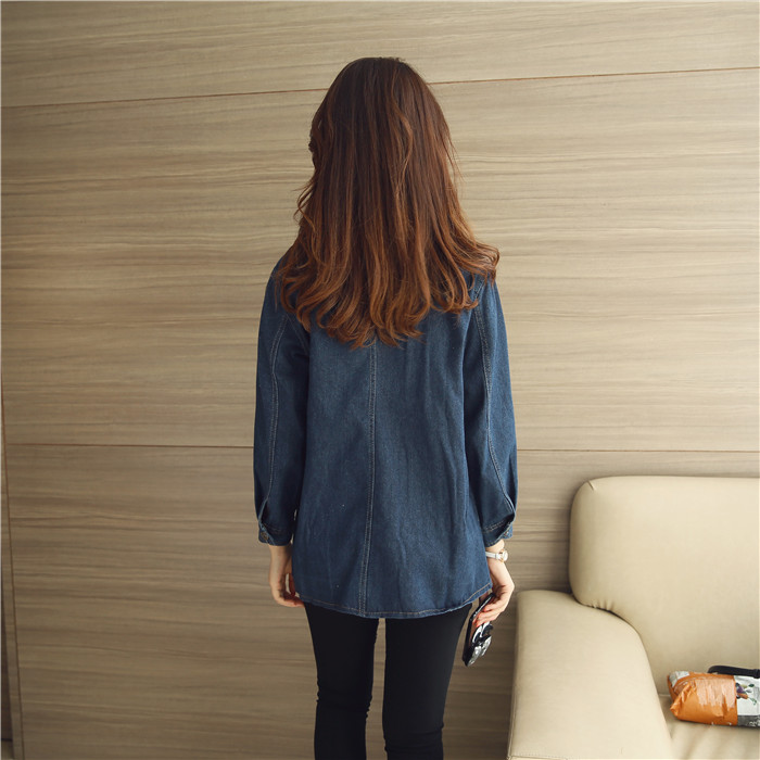 WJ7232 Stylish Denim Jacket Blue 
