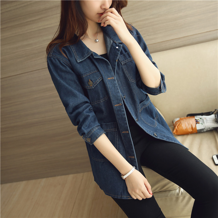 WJ7232 Stylish Denim Jacket Blue 