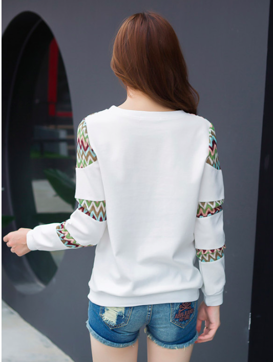 WT7251 Long Sleeves Top White
