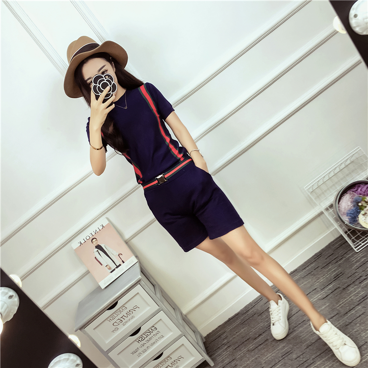 WT7259 Top and Pant Dark Blue (1 Set)