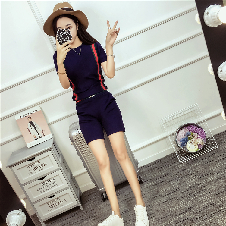 WT7259 Top and Pant Dark Blue (1 Set)