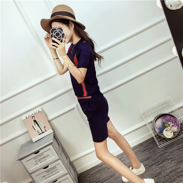WT7259 Top and Pant Dark Blue (1 Set)