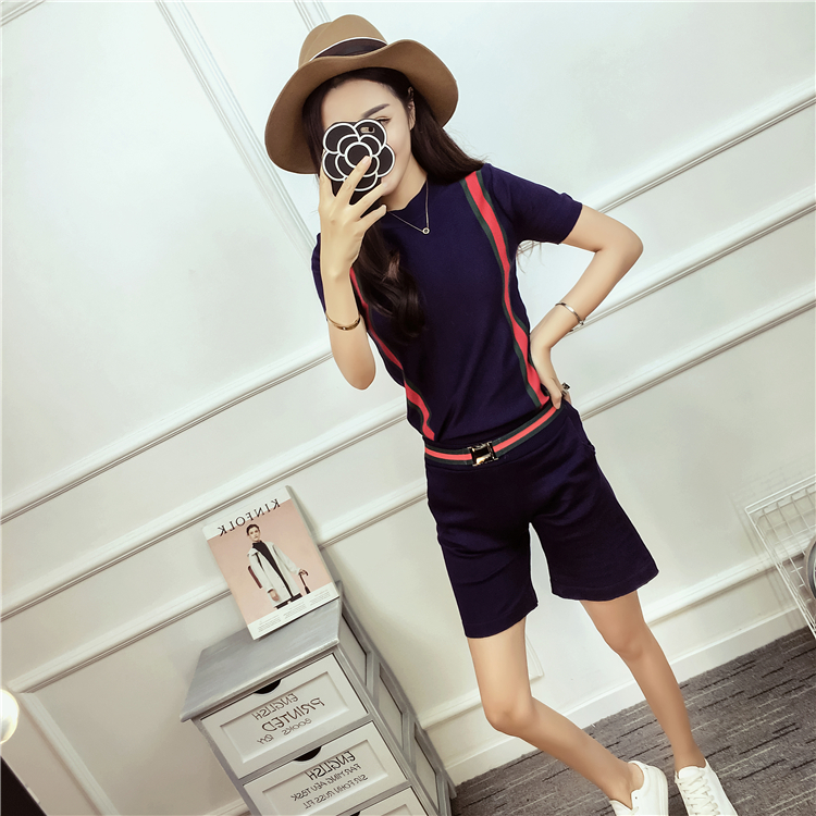 WT7259 Top and Pant Dark Blue (1 Set)
