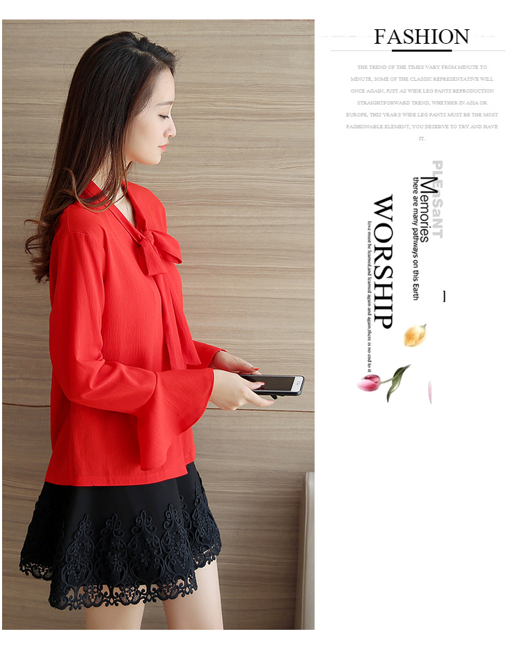 WT7285 Charming Top Red