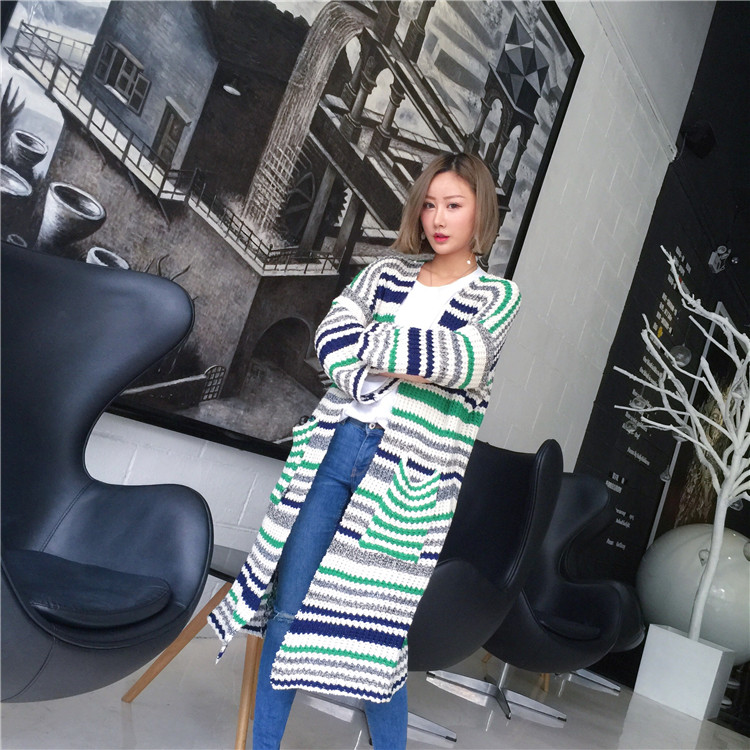 WJ7299 Knit Cardigan Light Green