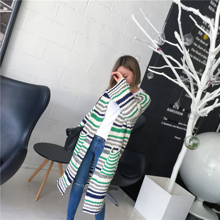 WJ7299 Knit Cardigan Light Green