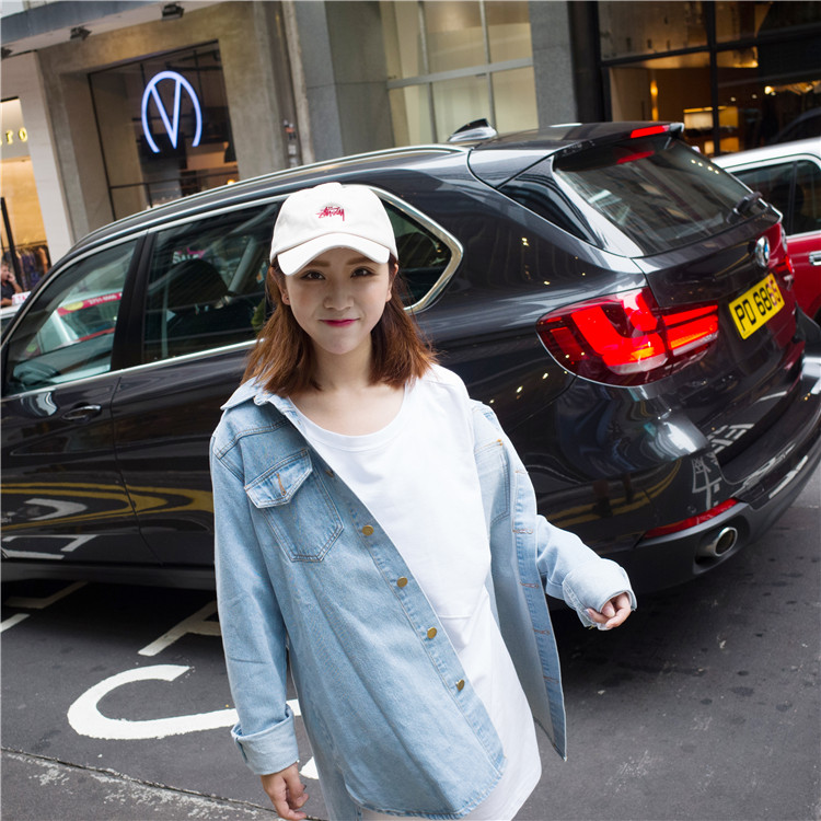 WJ7302 Fashion Denim Jacket Light Blue