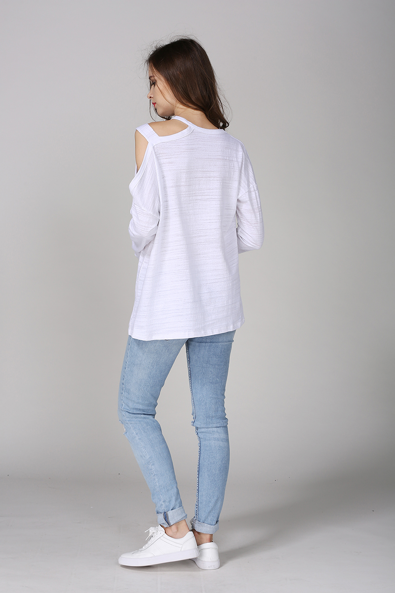 WT7306 Europe Sexy Top White