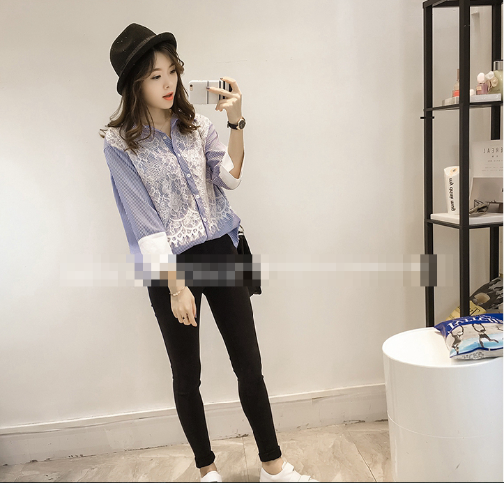 WT7308 Pretty Top Blue
