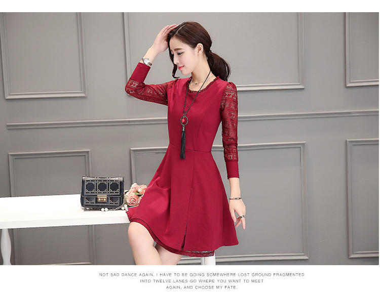 WD7311 Pretty Dress Maroon