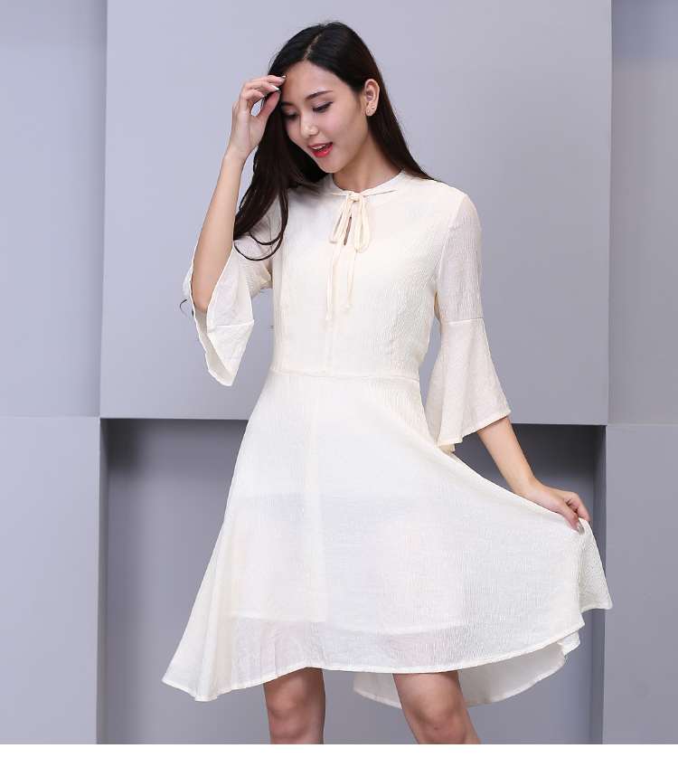 WD7319 Lovely Fashion Dress Apricot