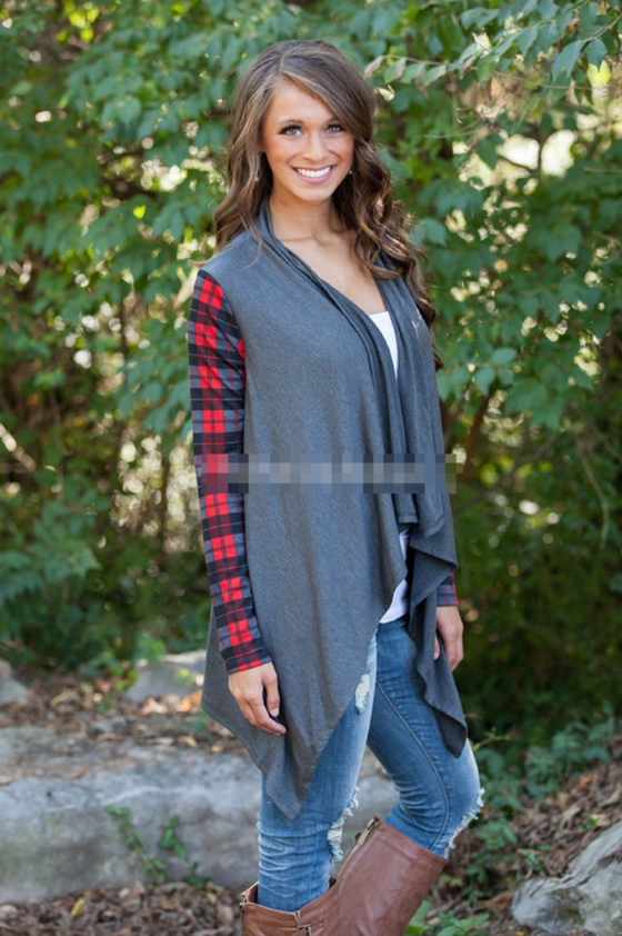 WJ7335 Fashion Cardigan Grey