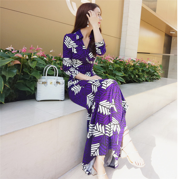 WD7342 Pretty Maxi Dress Purple