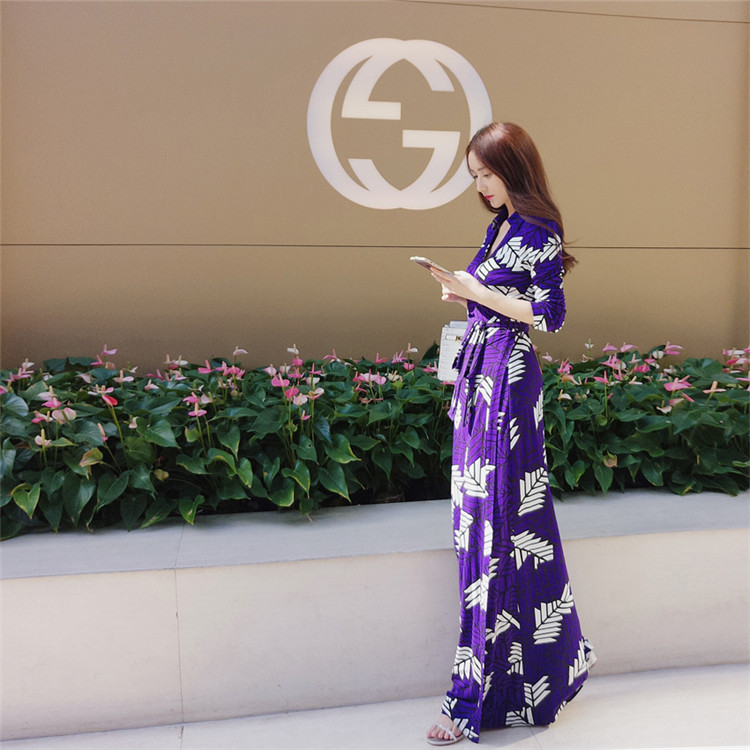 WD7342 Pretty Maxi Dress Purple