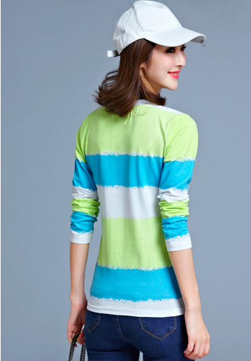 WT7352 Stylish Top Green