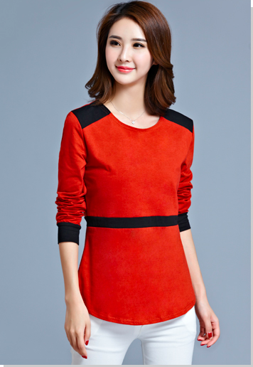 WT7353 Korea Fashion Top Orange