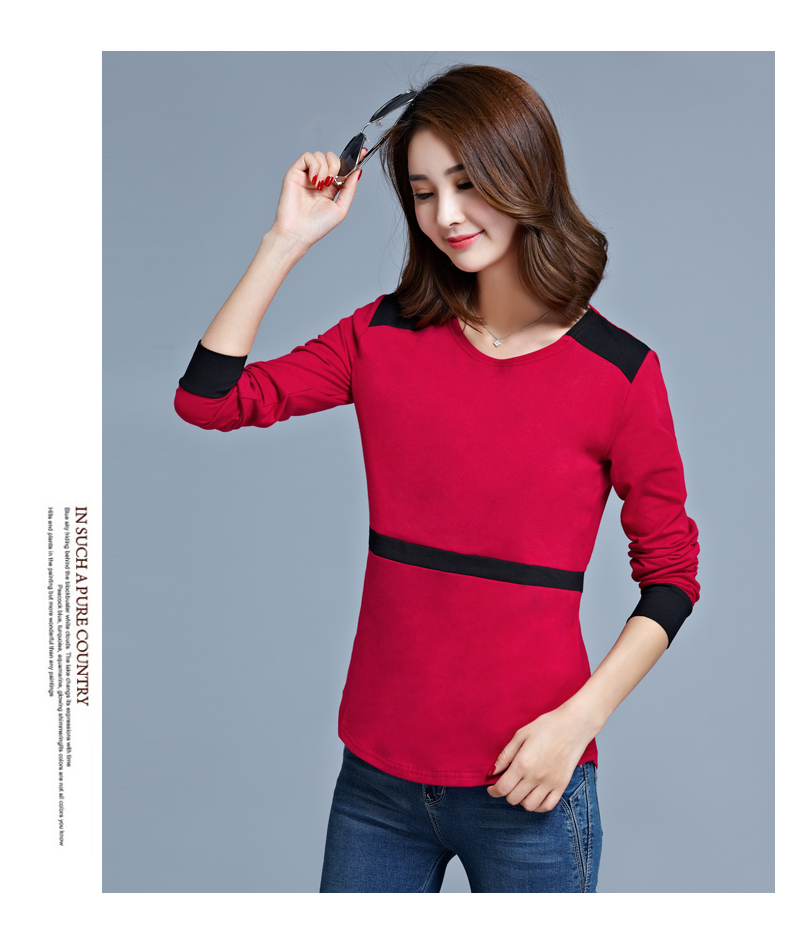WT7353 Korea Fashion Top Red