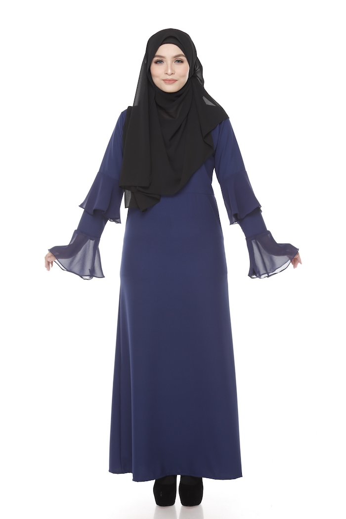 WH1167 Charming Jubah Blue