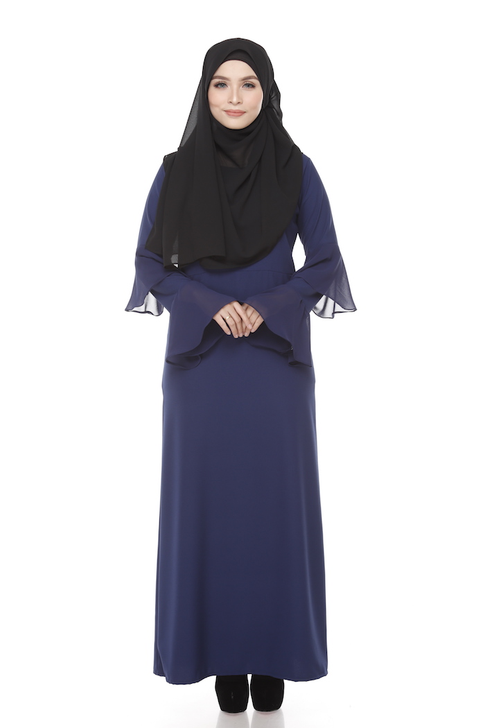 WH1167 Charming Jubah Blue