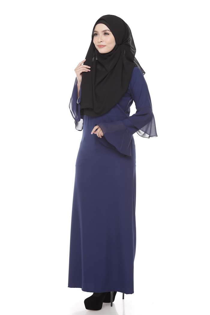 WH1167 Charming Jubah Blue