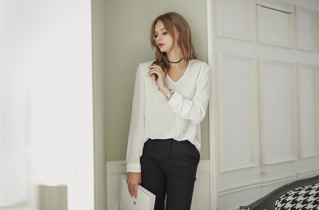 WT7368 Europe Fashion Top White
