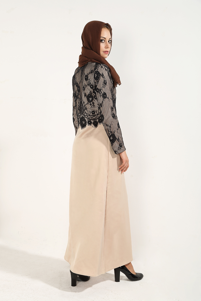 WH7374 Elegant Jubah Khaki