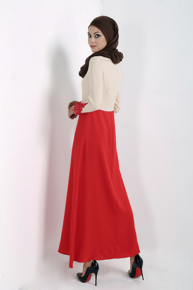 WH7376 Charming Jubah Red