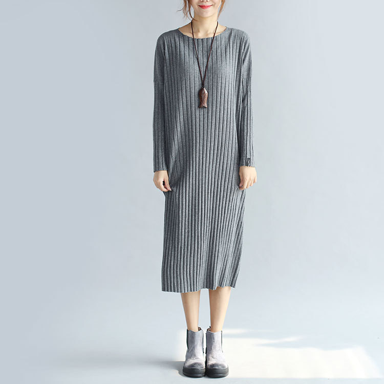 WD7389 Fashion Maxi Dress Grey