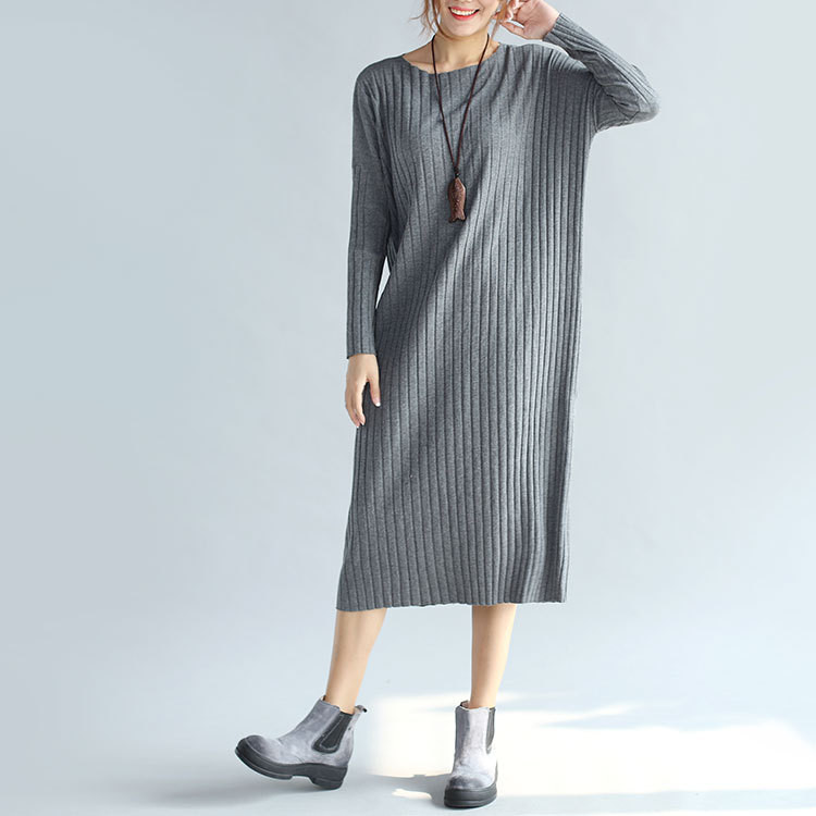 WD7389 Fashion Maxi Dress Grey