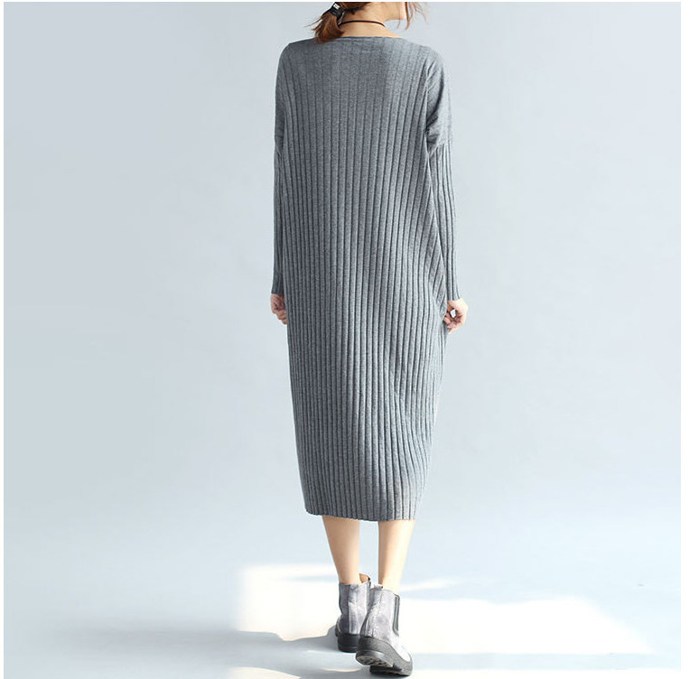 WD7389 Fashion Maxi Dress Grey