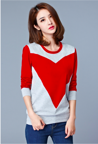 WT7402 Stylish Top Red