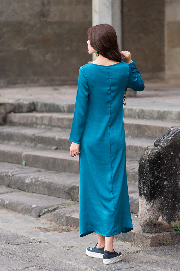 WD7416 Elegant Dress Blue