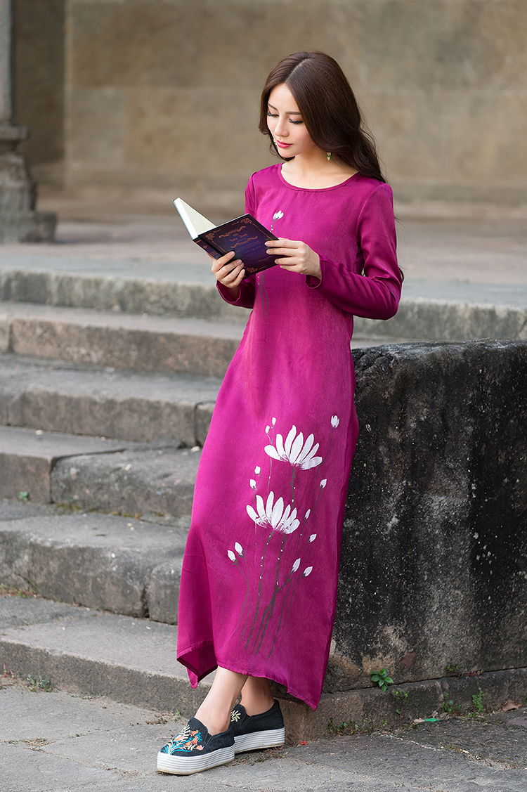 WD7416 Elegant Dress Purple