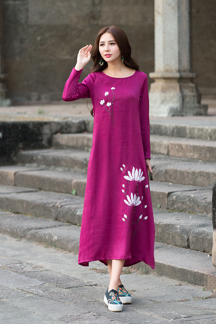 WD7416 Elegant Dress Purple