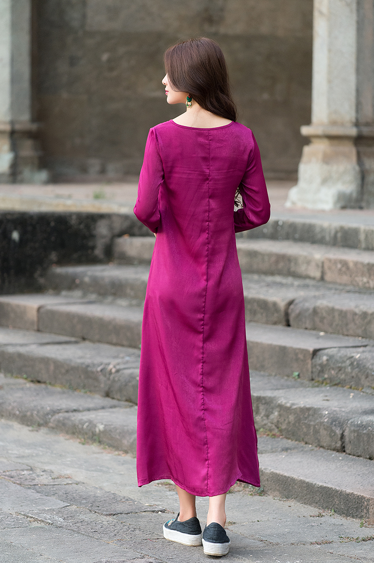 WD7416 Elegant Dress Purple