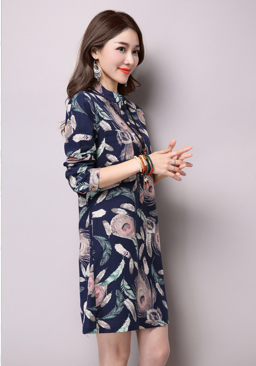 WD7429 Charming Dress Blue