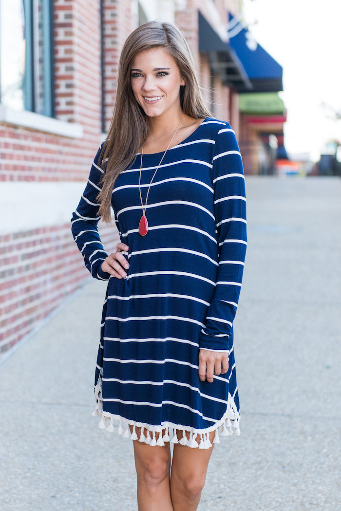 WD7440 Fashion Dress Blue