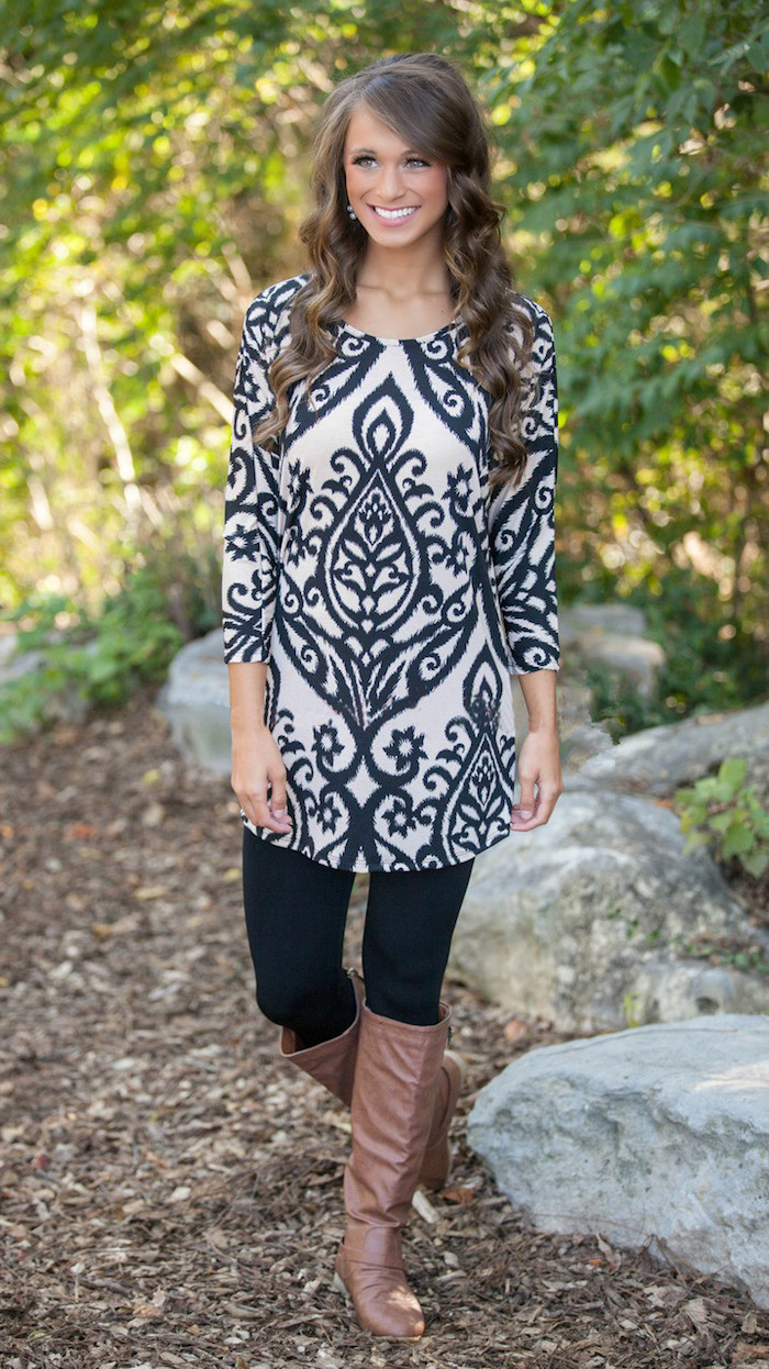 WT7441 Fashion Long Top As Picture