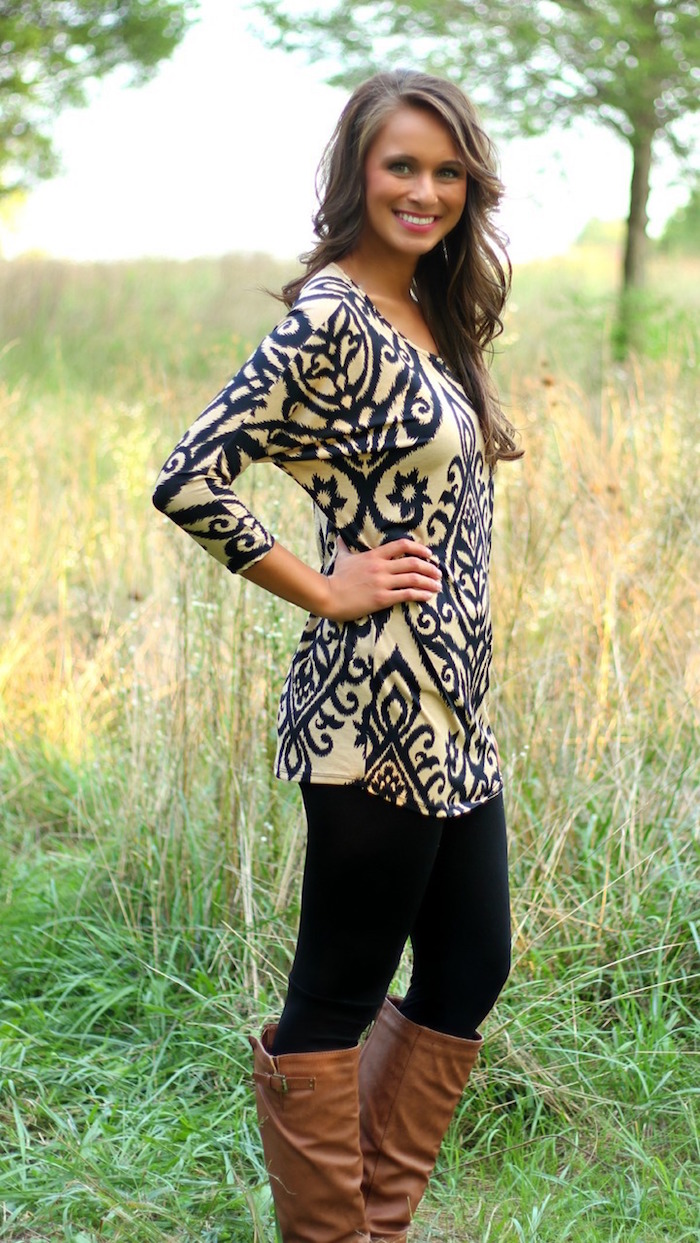 WT7441 Fashion Long Top As Picture
