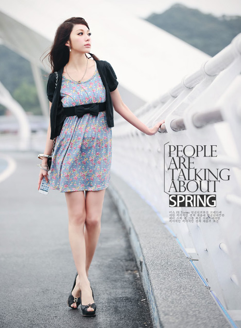 WD7454 One Piece Dress As Picture