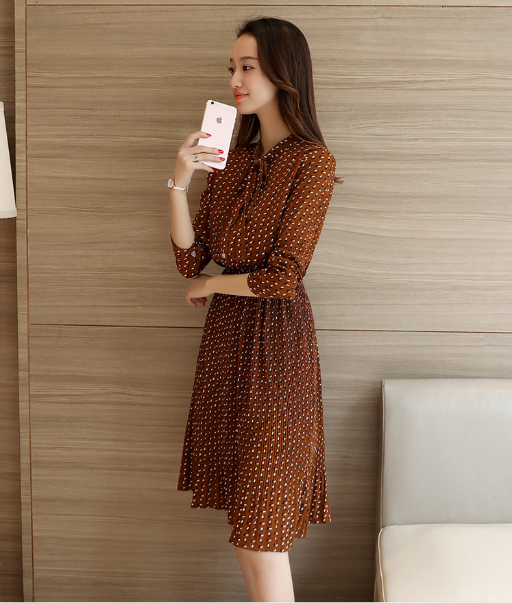 WD7461 Pretty Dress Brown