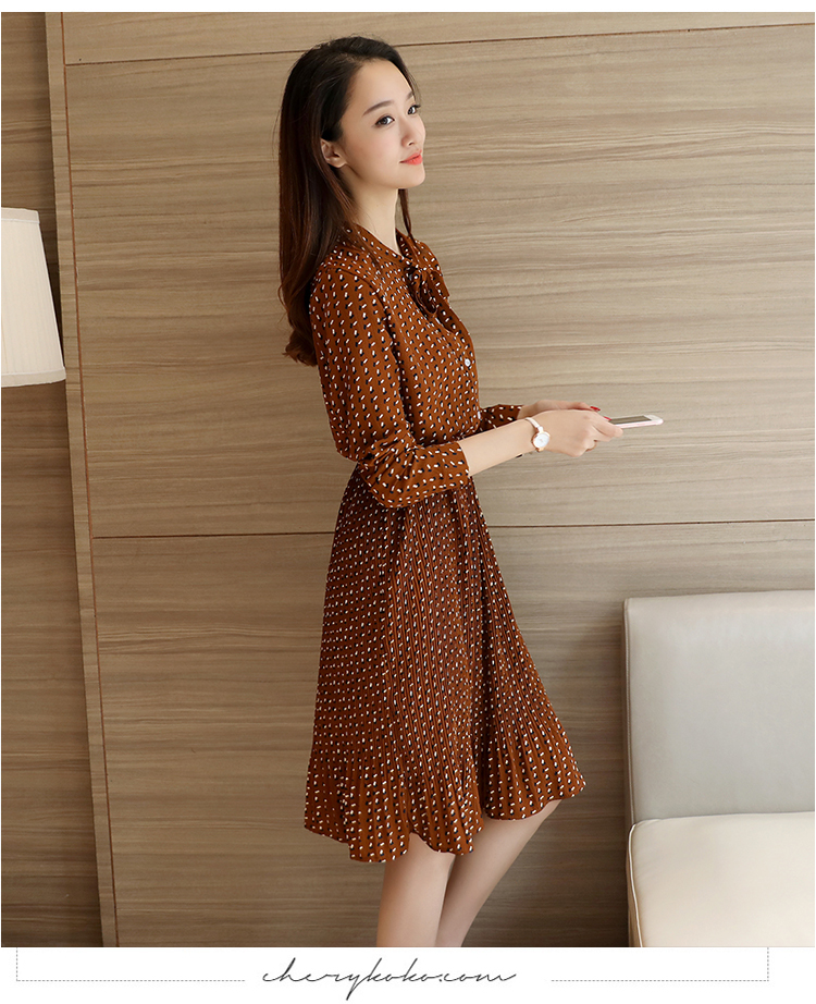 WD7461 Pretty Dress Brown