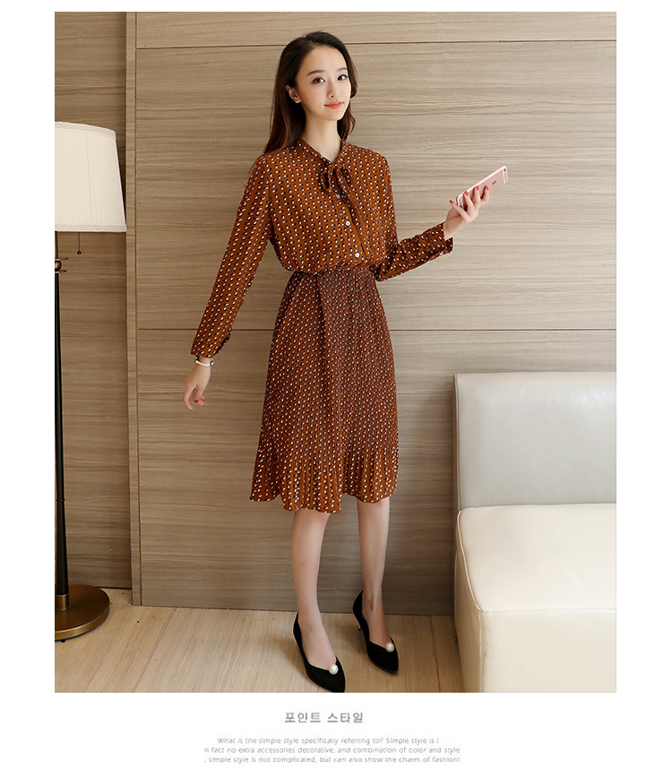 WD7461 Pretty Dress Brown