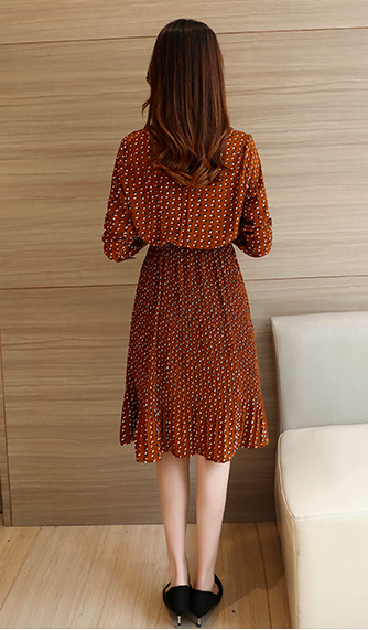WD7461 Pretty Dress Brown