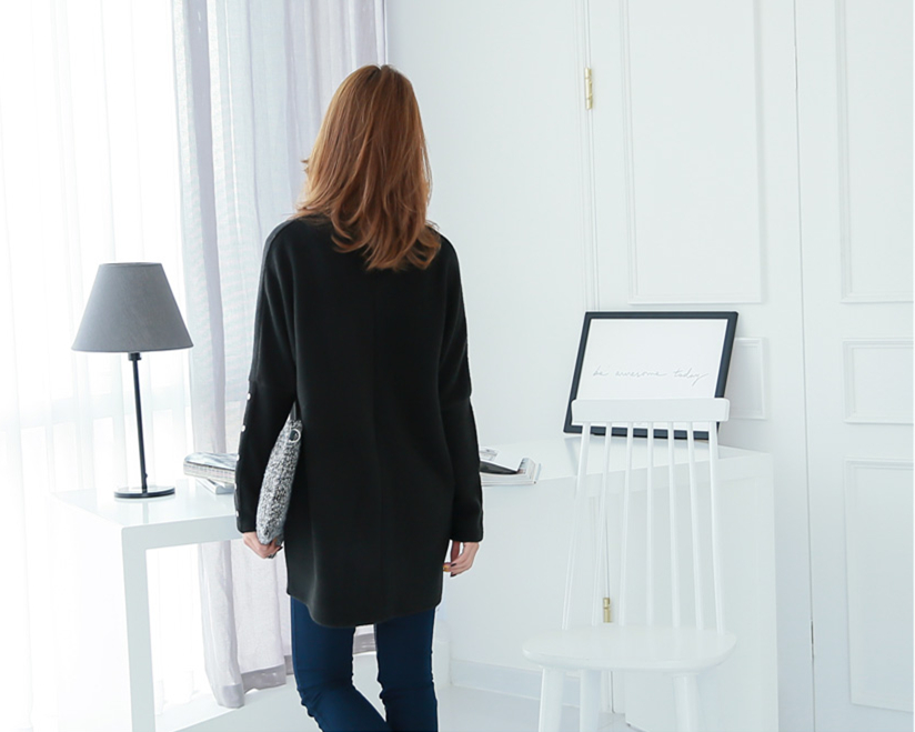 WT7465 Korea Fashion Top Black