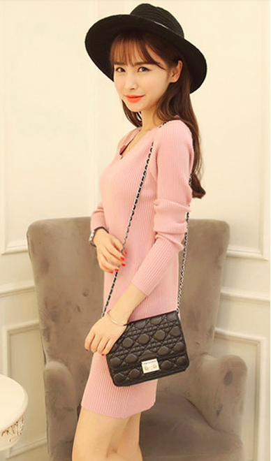 WD3762 Sexy Dress Pink